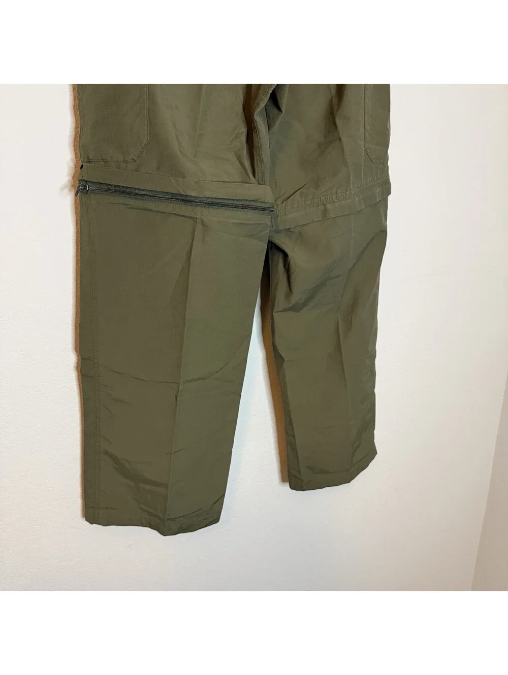 Columbia Men’s Convertible Hiking Cargo Pants Olive Green Zip-Off Trail Size 32